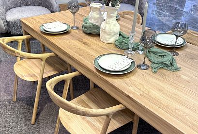 Стол обеденный "Соул" (раскладной); 2000x900; дуб натуральный