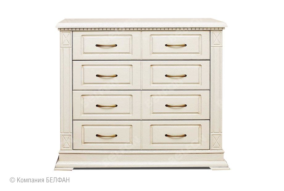 Комод "Верди Люкс" массив и шпон дуба 1