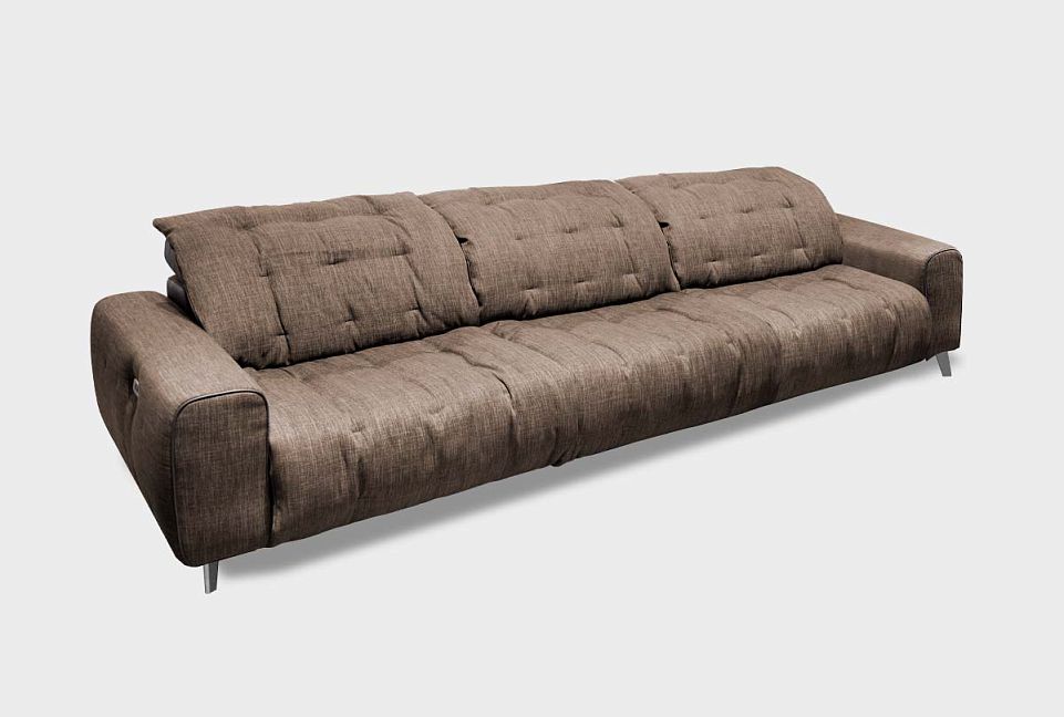 "Грей" диван 3-х модульный; раскл.; 1EL+10W+1ER; Реклайнер; начальная группа ткани