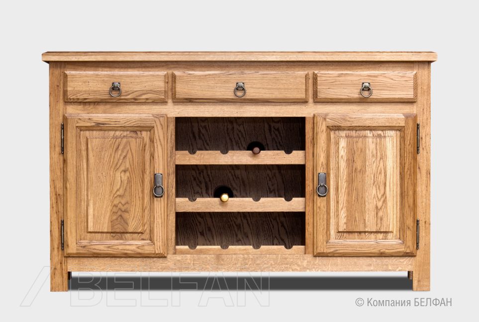 Тумба-бар "Gordes" массив дуба 2