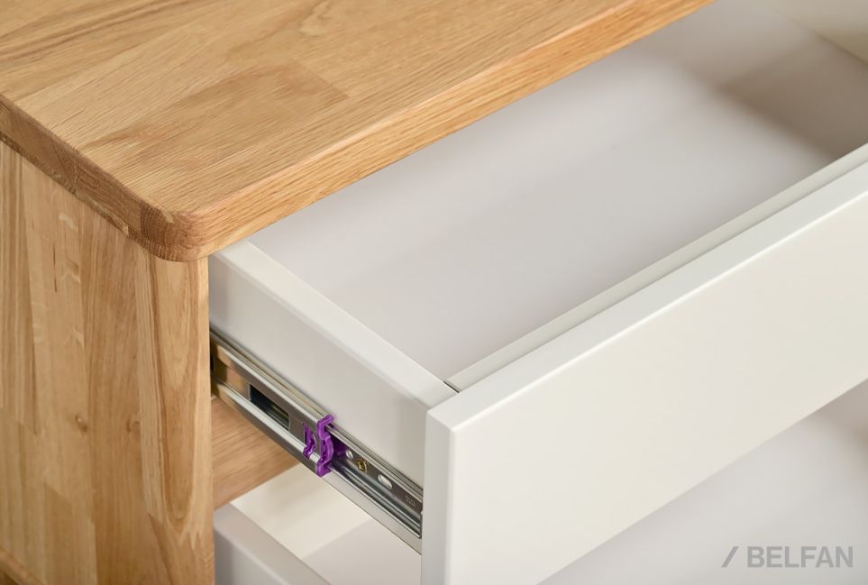 Тумба прикроватная "Wallstreet" массив дуба, МДФ 11