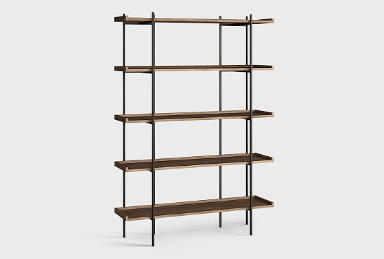 Стеллаж открытый "Куб Дизайн" 5 массив дуба 5