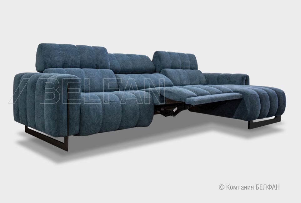 "Genesi" диван с оттоманкой 1