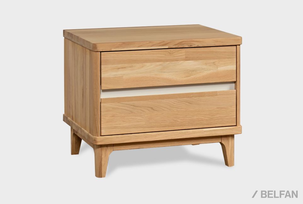 Тумба прикроватная "Wallstreet" массив дуба, МДФ 1