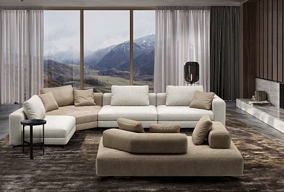 Стол журнальный "Collin" (круглый) малый; А-016.345; металл черный; Обсидиан