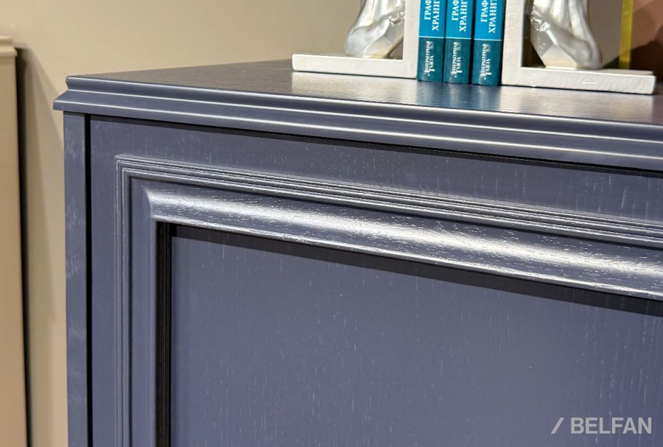 Тумба высокая "Сакраменто" массив и шпон дуба, МДФ 3