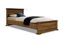 Кровать "Верди Люкс" (низкое изножье); с основанием, без матраса; (800x2000); дуб рустикаль