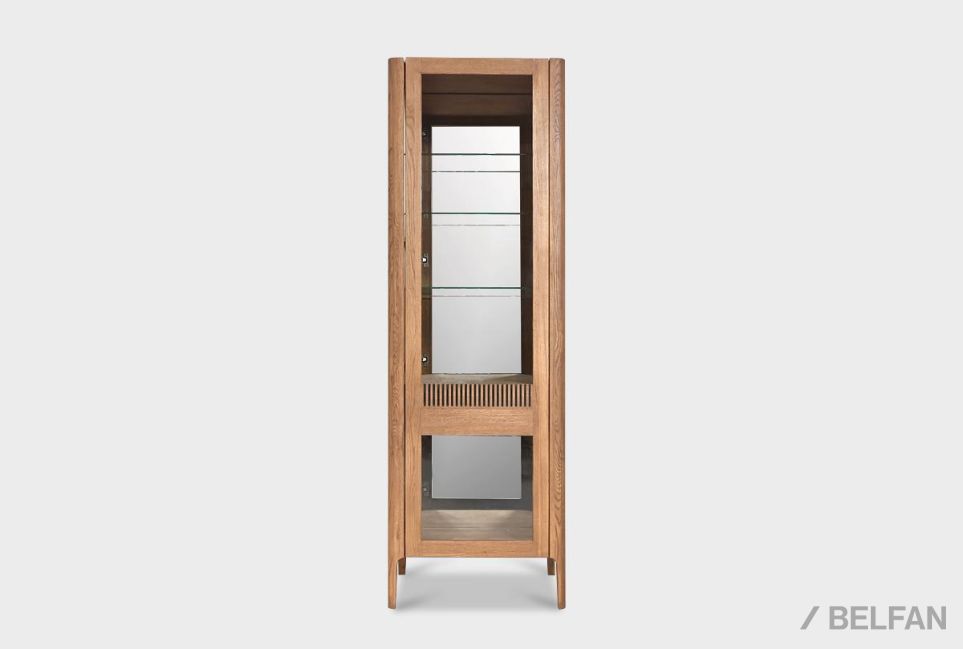 Витрина 1-но дверная "Bergamo" (правая) массив дуба 3