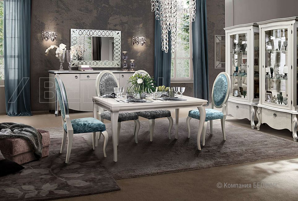 Стол обеденный "Луиза" массив и шпон дуба 2