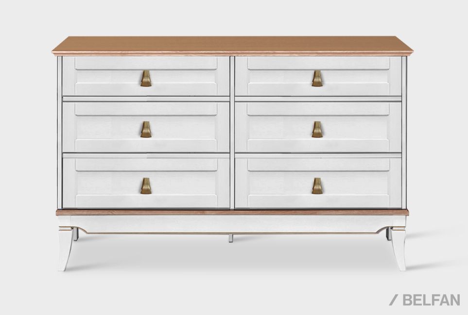 Комод "Стюарт" 6 массив и шпон дуба 1