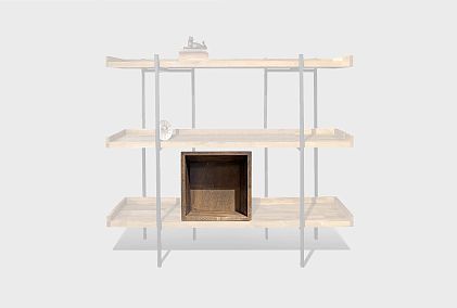 Модуль для стеллажей открытых "Cube Design"