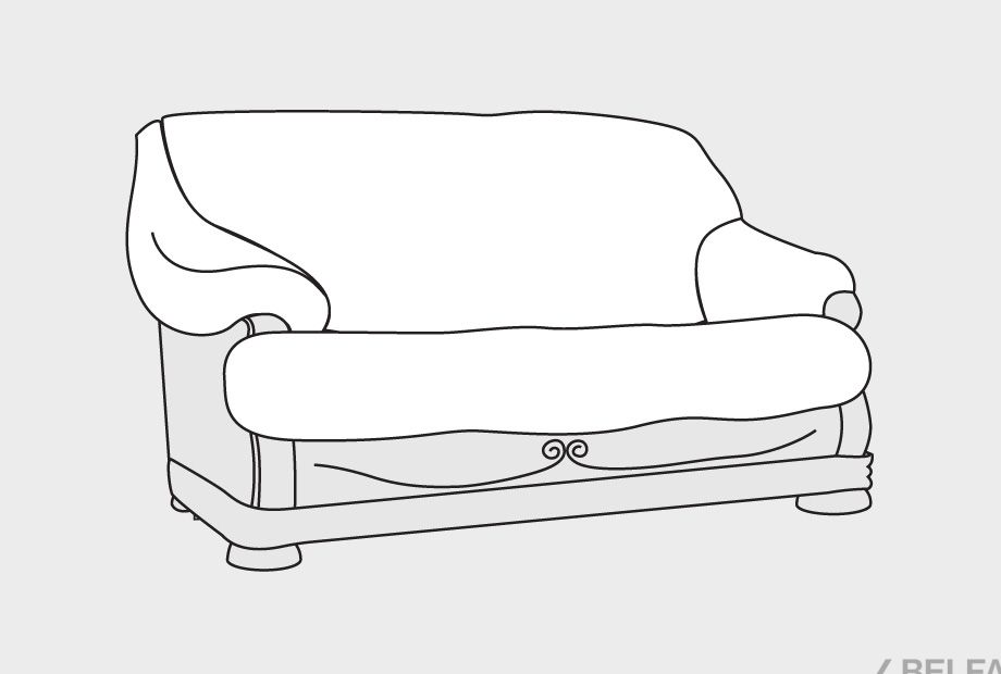 "Милан-1" диван 2-х местный 4
