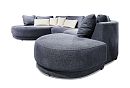 "Lucca" диван П-образный; нераскл.; 6L109018; левый; Loft 23+Loft 01 (гр.23/МТХ)