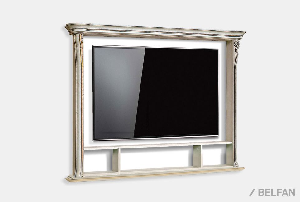 Полка "Алези 1" массив и шпон дуба 1