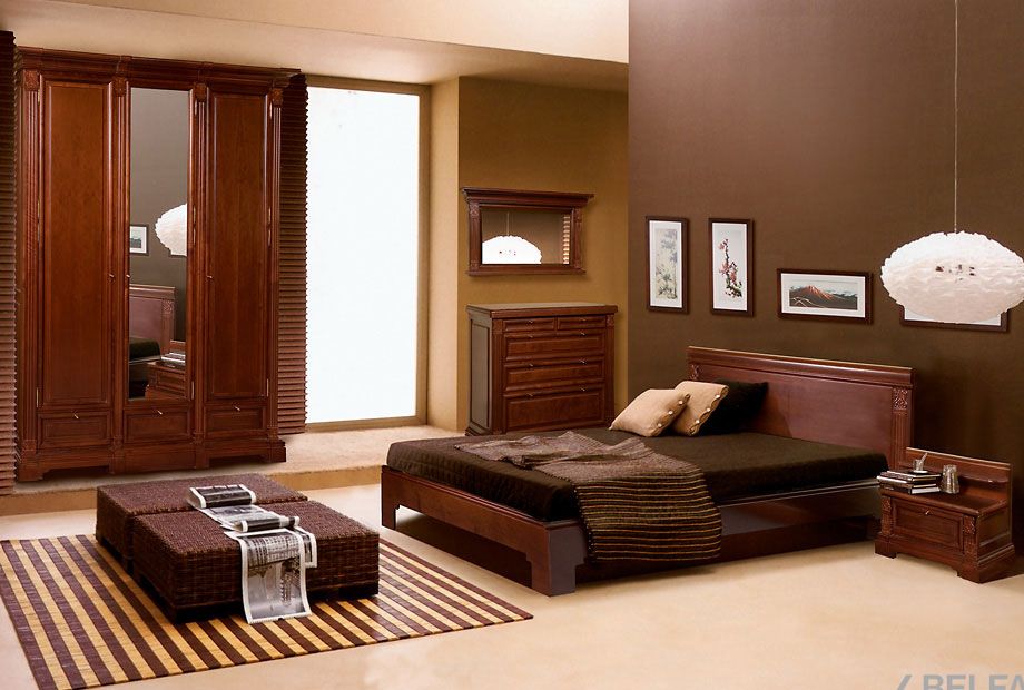 Зеркало "Престиж" 11 массив и шпон берёзы 2