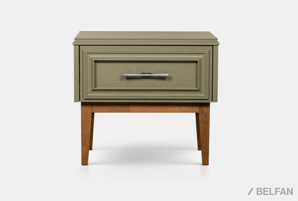 Тумба прикроватная "Сакраменто" массив и шпон дуба, МДФ 1