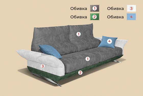 "Бенд" диван 2-х местный S  3
