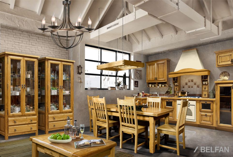 Стол обеденный "Gordes" (раскладной) массив дуба 3