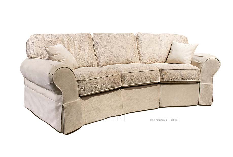 "Рафаэль" диван 3-х местный угловой (эркер); нераскл.; начальная группа ткани