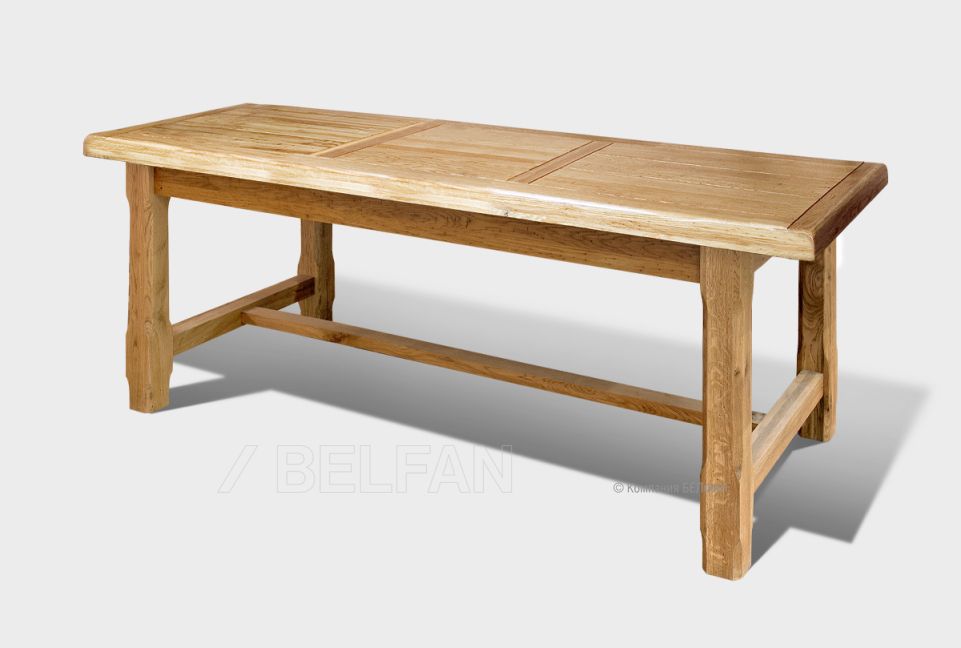 Стол обеденный "Gordes"; лак с патиной