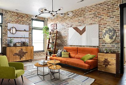 Комод "Irving Design" 1; 4 ящика; графит, бейц-масло