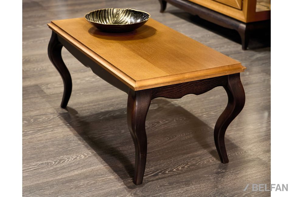 Стол журнальный "Соната" массив и шпон дуба 1