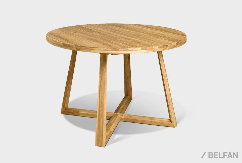 Стол обеденный "Мидгард" (раскладной) массив дуба 1