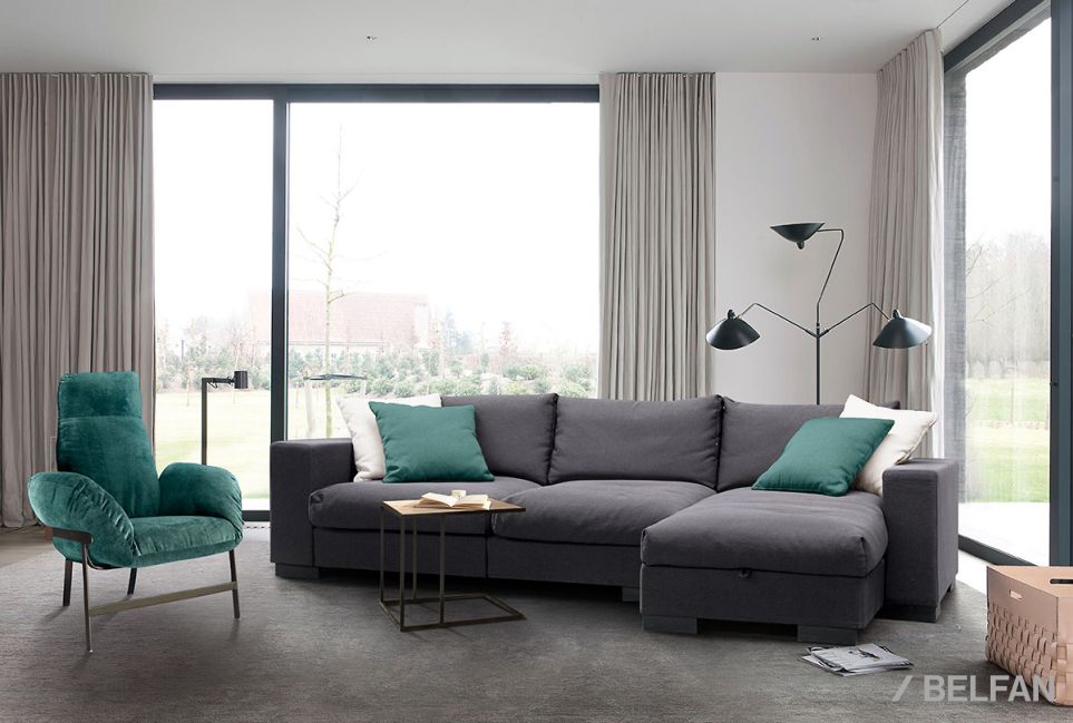 "Lofft" диван с оттоманкой 2