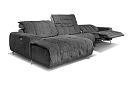 "Грей" диван с оттоманкой; раскл.; 8L+10W+1ER; Реклайнер; Missoni 17+Enzo 236 (гр.22/БК+СМ)