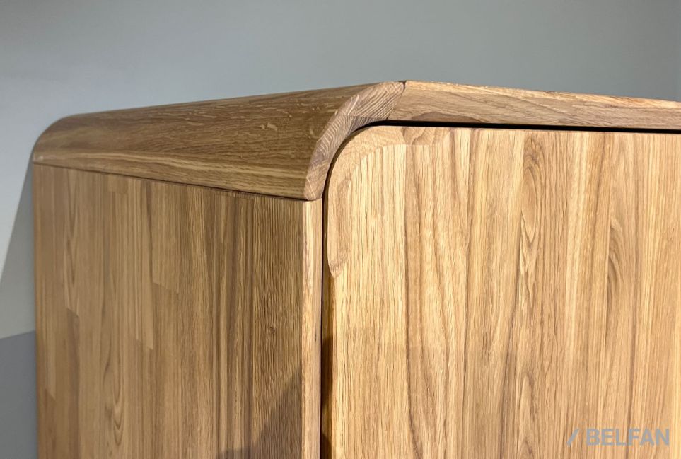 Шкаф для одежды 4-х дверный "Монблан" массив дуба 3