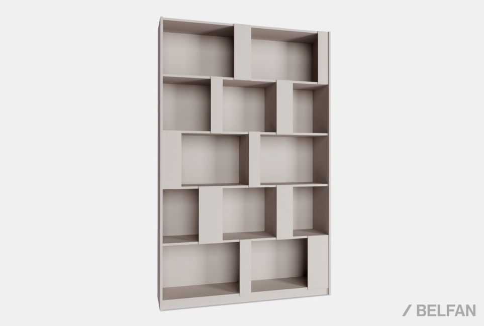 Стеллаж "Сакраменто" 150 (без зеркал) МДФ, шпон дуба 1