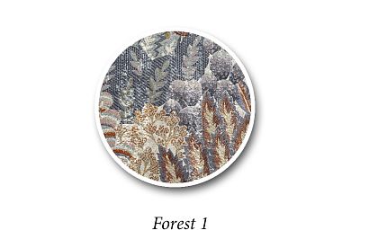 "Тиана" кресло; нераскл.; 12; дуб лак; Forest 1 (гр. 3/Турция)