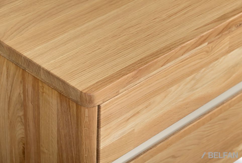 Тумба прикроватная "Wallstreet" массив дуба, МДФ 4