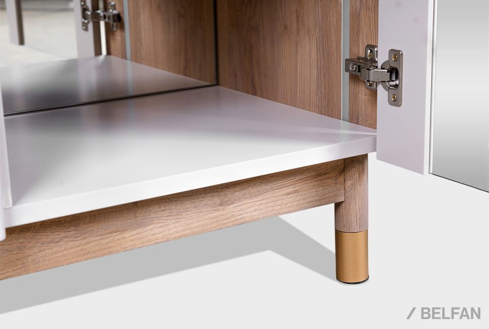 Витрина 2-х дверная "Меридиан" массив дуба, МДФ 4