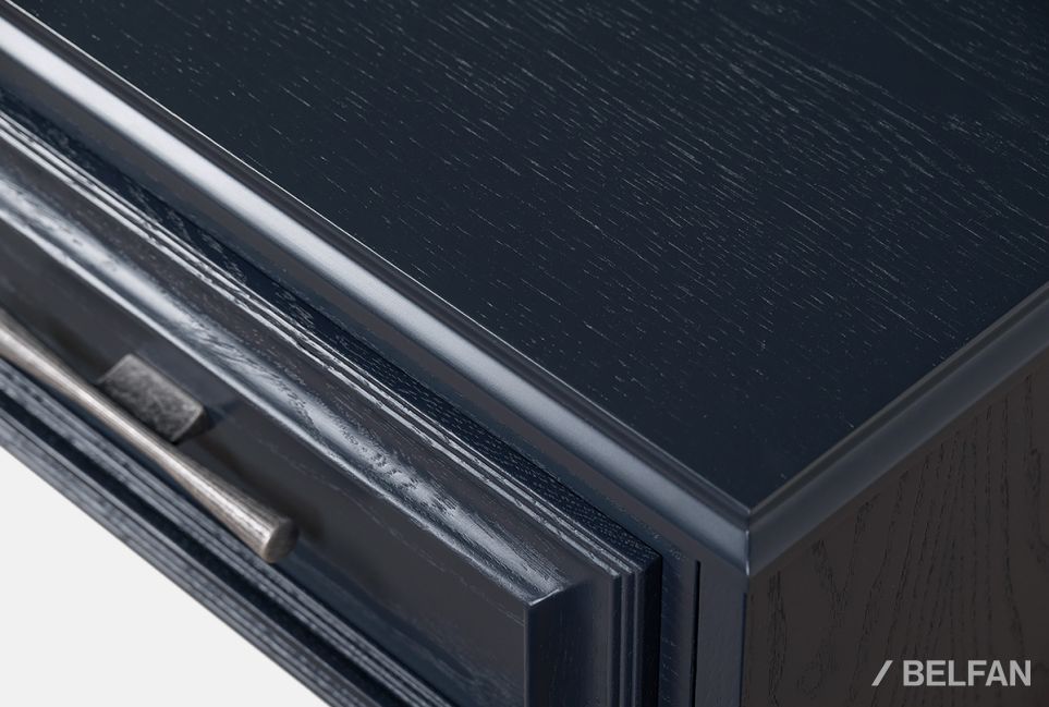 Тумба прикроватная "Сакраменто" массив и шпон дуба, МДФ 4