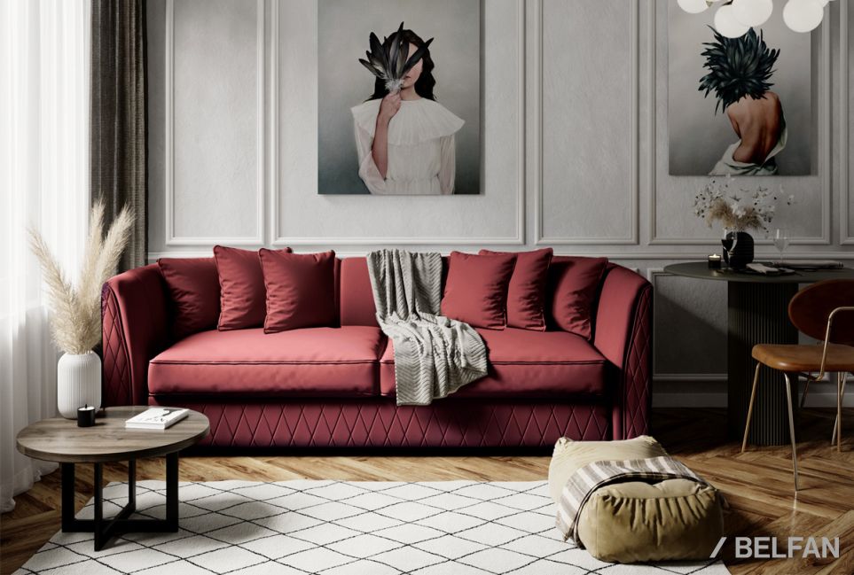 "Marsele" диван 3-х местный 3