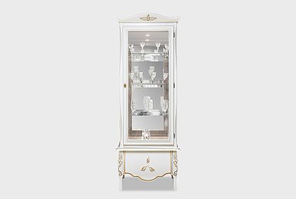 Шкаф с витриной 1-но дв. "Трио" (правый)