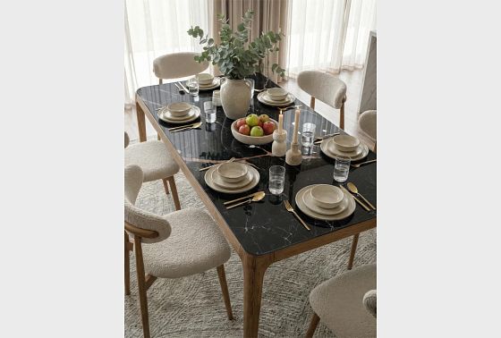 Стол обеденный "Бергамо" массив дуба 9