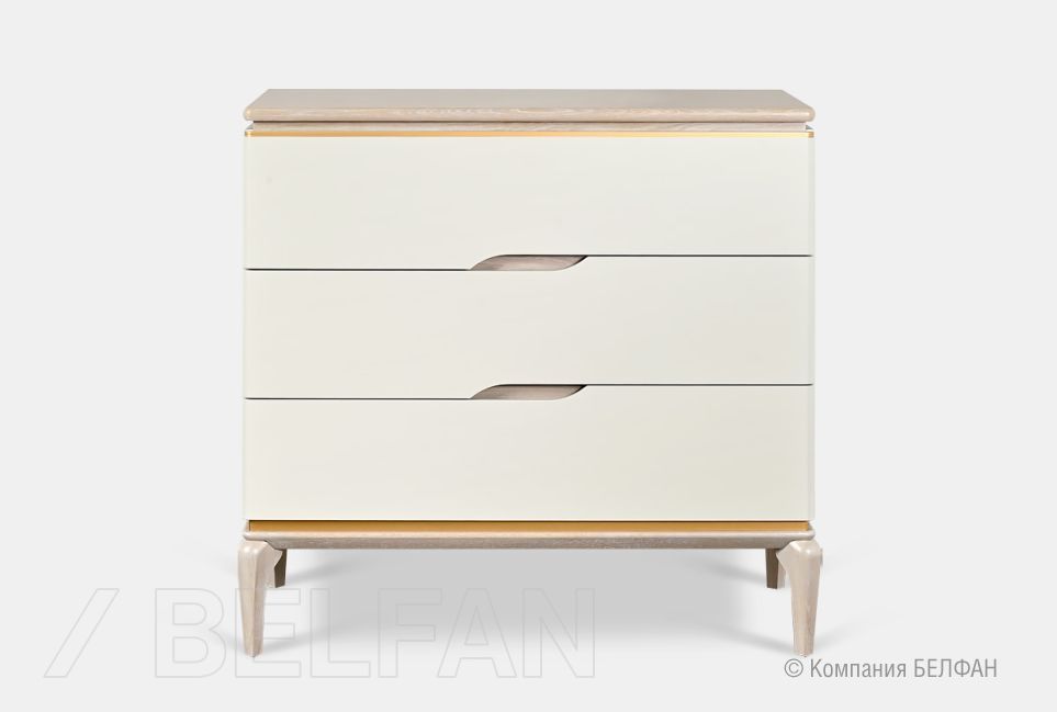 Комод "Алекса" массив и шпон дуба, МДФ 2