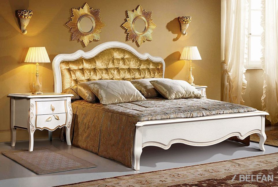 Кровать комбинированная "Трио" массив и шпон дуба 1