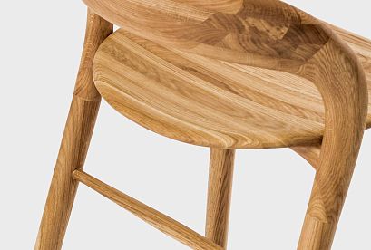 Стул "Лугано" полубарный; дуб натуральный