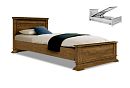 Кровать "Верди Люкс" (низкое изножье) с подъемным механизмом; без матраса; (900x2000); дуб рустикаль