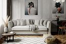 "Marsele" диван 3-х местный; раскл.; 3М; "Дельфин" (1950х1400); Tiffany 3+Tiffany 31+Tiffany 38 (МТХ/Т6)