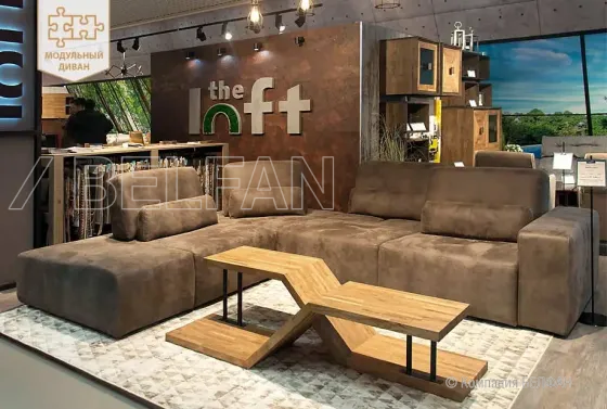 БАКСТЕР угловой диван с оттоманкой #2