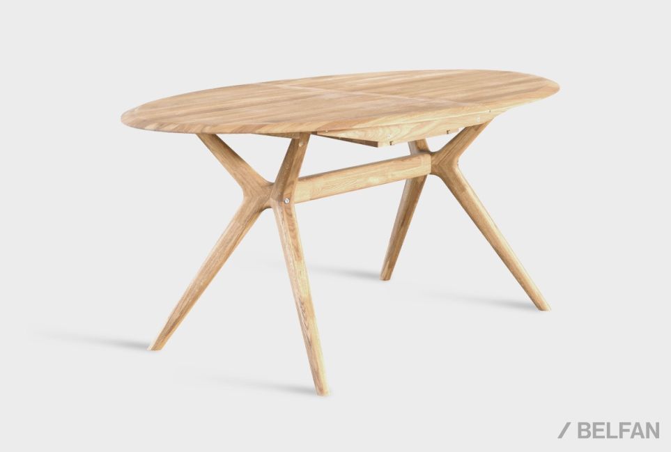 Стол обеденный "Кармен" (раскладной) массив дуба 1