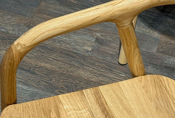 Стул "Лугано" с подлокотниками массив берёзы 3