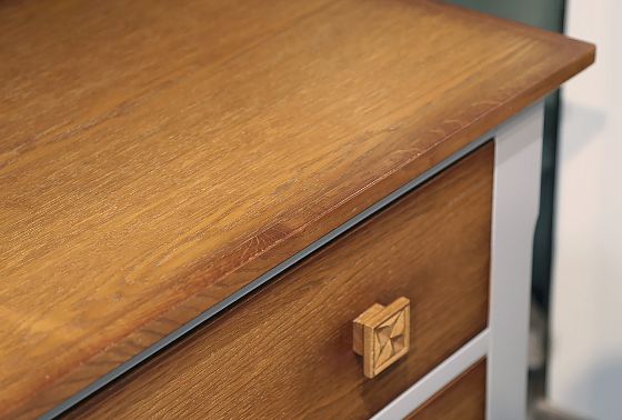 Комод "Бриансон" массив и шпон дуба, МДФ 7