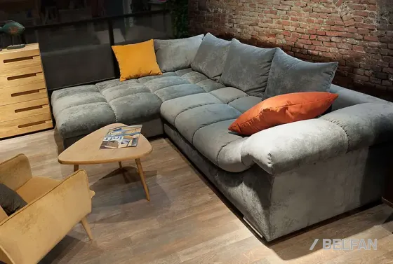 "Лаунж" диван с оттоманкой	 #1