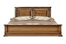 Кровать "Верди Люкс" (низкое изножье); с основанием, без матраса; (2000x2000); черешня