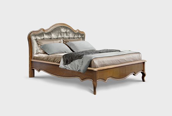 Кровать комбинированная "Трио" массив и шпон дуба 7